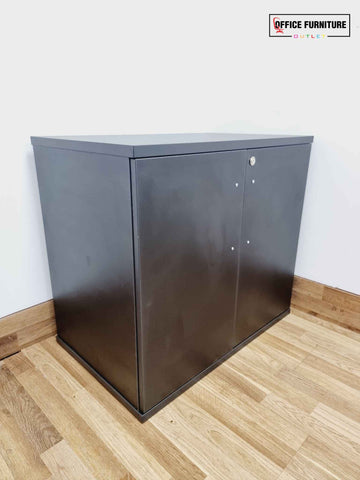 Brand New Black Double Door Storage Cabinet