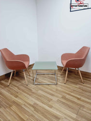 Profim Fan 10HW Tub Style Arm Chairs - Peach - Set of Two/Three