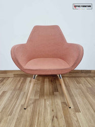 Profim Fan 10HW Tub Style Arm Chairs - Peach - Set of Two/Three
