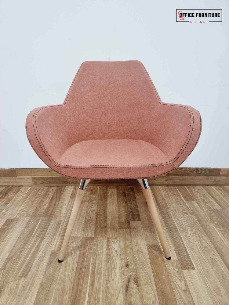 Profim Fan 10HW Tub Style Arm Chairs - Peach - Set of Two/Three