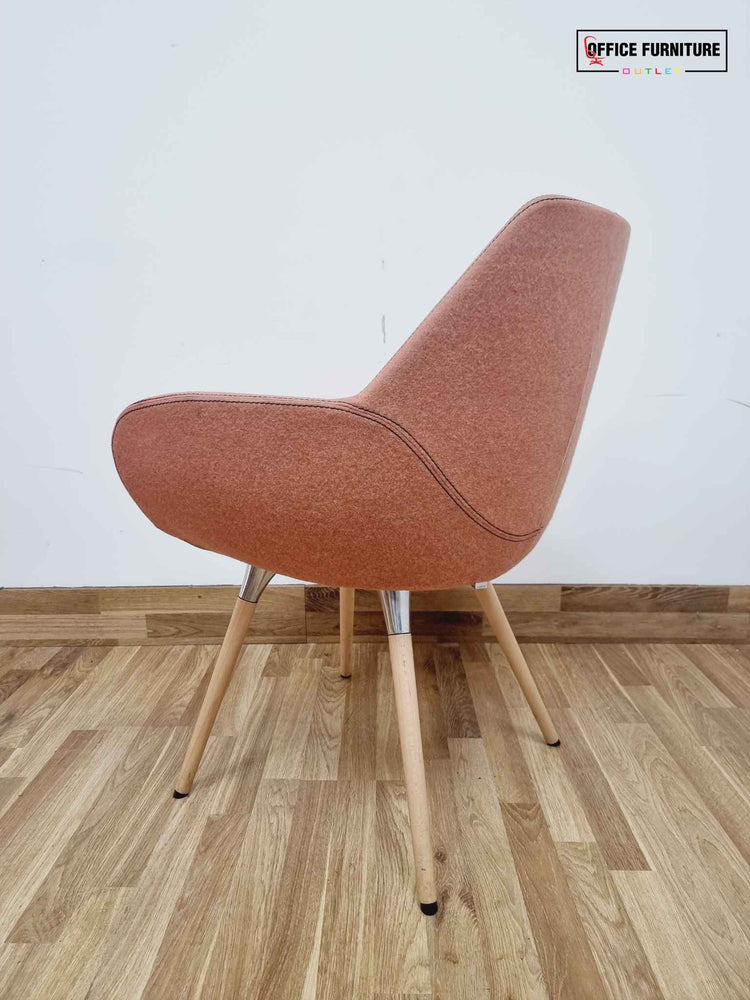 Profim Fan 10HW Tub Style Arm Chairs - Peach - Set of Two/Three
