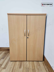 Mid-Level Double Door Beech Cabinet (ST8)