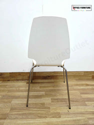 IKEA Vilmar Chairs – White (Set of 2)