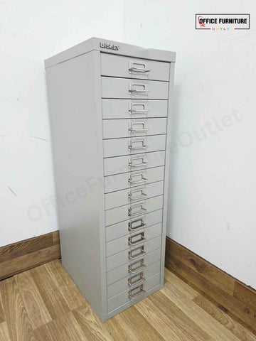Bisley 15 Drawer Multi Drawer Filing Cabinet (ST21)
