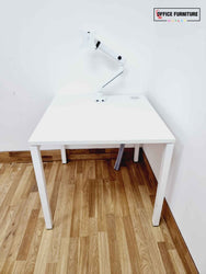 Compact Work Table With Attached Monitor Bracket (80cm X 80cm)