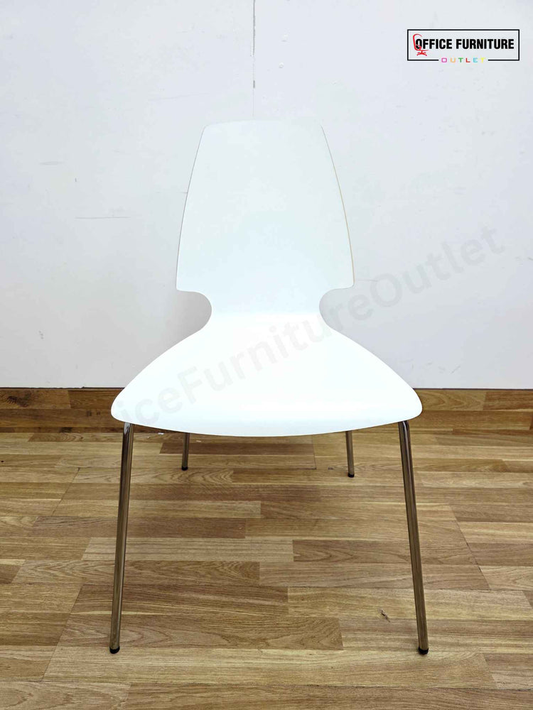 IKEA Vilmar Chairs – White (Set of 2)