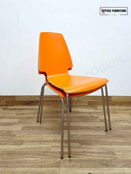 IKEA Vilmar Chairs – Orange (Set of 2)