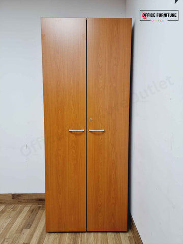 Tell Double Door Storage Cabinet - Cherry Wood