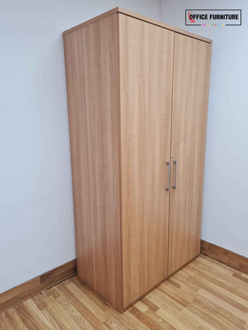 Chestnut Wooden Double Door Cabinet