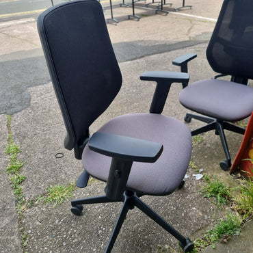 Grey office chair