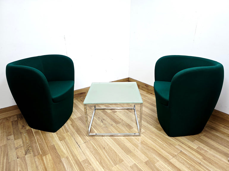Set of 2 Boss Design Green Tub Chairs