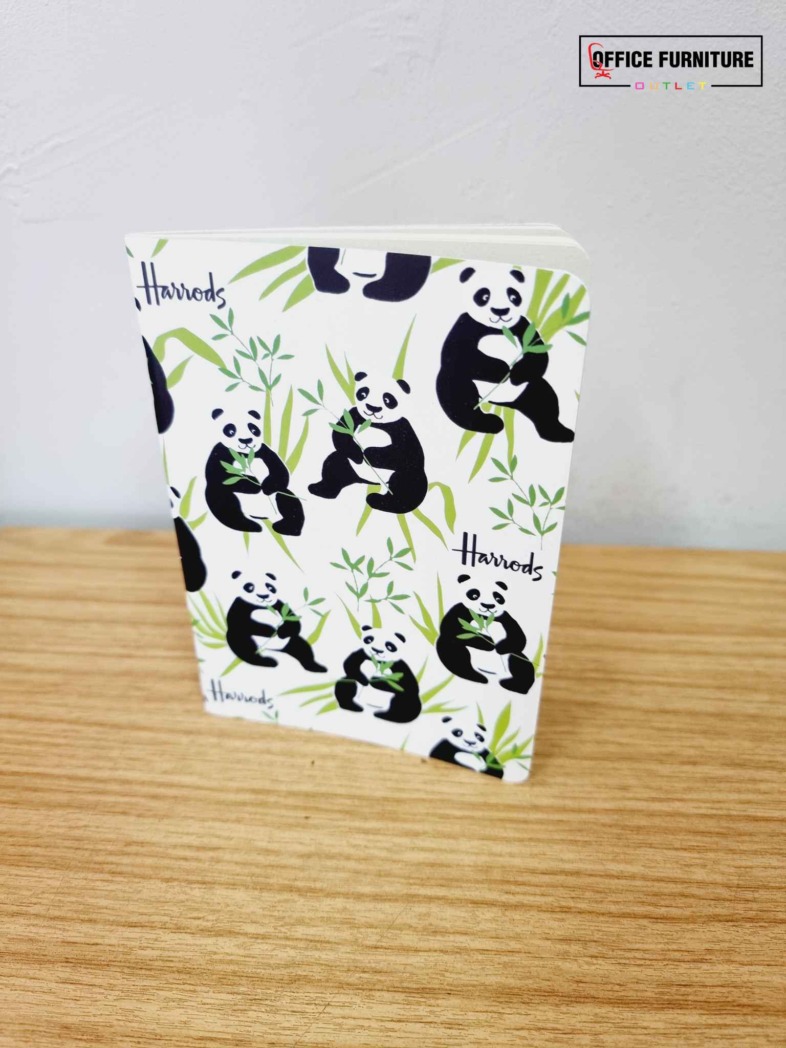 A6 Harrods Panda Notepad (BK01)