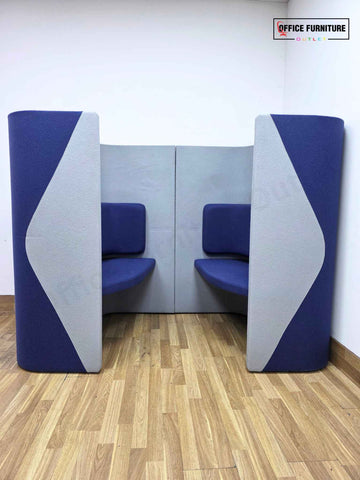 Allermuir 2 Person Acoustic Booth / High Back Collaboration Pod Seating