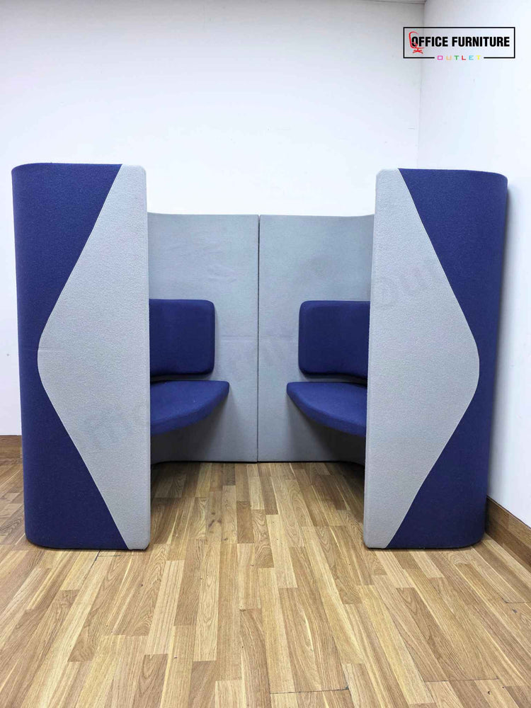 Allermuir 2 Person Acoustic Booth / High Back Collaboration Pod Seating