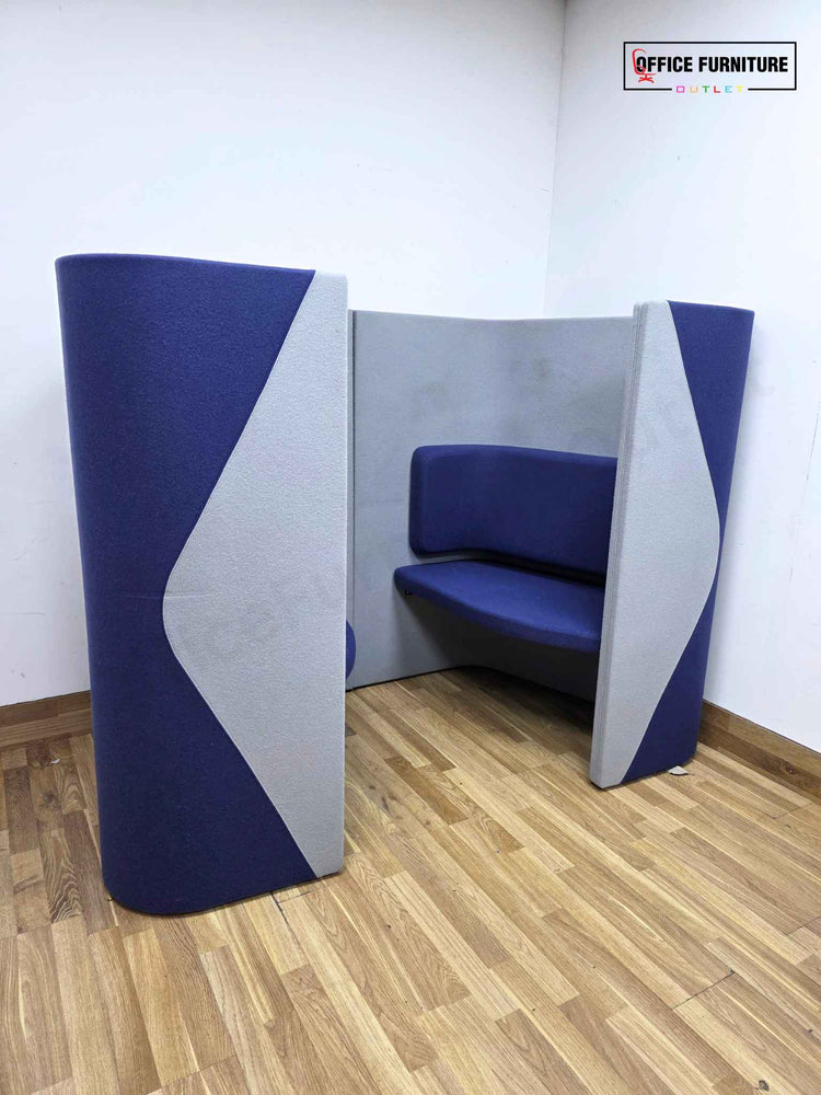 Allermuir 2 Person Acoustic Booth / High Back Collaboration Pod Seating
