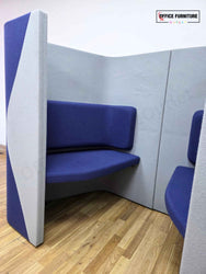 Allermuir 2 Person Acoustic Booth / High Back Collaboration Pod Seating