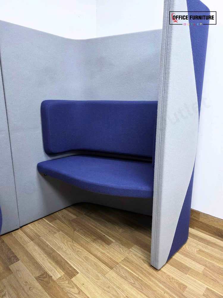 Allermuir 2 Person Acoustic Booth / High Back Collaboration Pod Seating