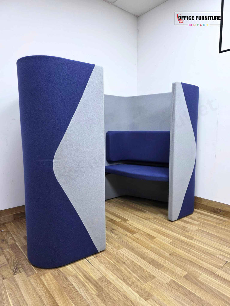 Allermuir 2 Person Acoustic Booth / High Back Collaboration Pod Seating