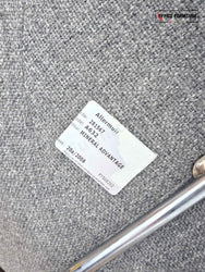 Allermuir Conic A632 Lounge Chairs – Pair – Soft Grey Upholstery with Headrests