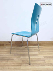 Allermuir Scoop A432 Multi-Purpose Chairs – Teal Stackable Chairs (Set of 6)