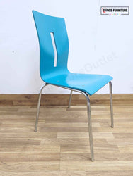 Allermuir Scoop A432 Multi-Purpose Chairs – Teal Stackable Chairs (Set of 6)