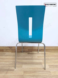 Allermuir Scoop A432 Multi-Purpose Chairs – Teal Stackable Chairs (Set of 6)