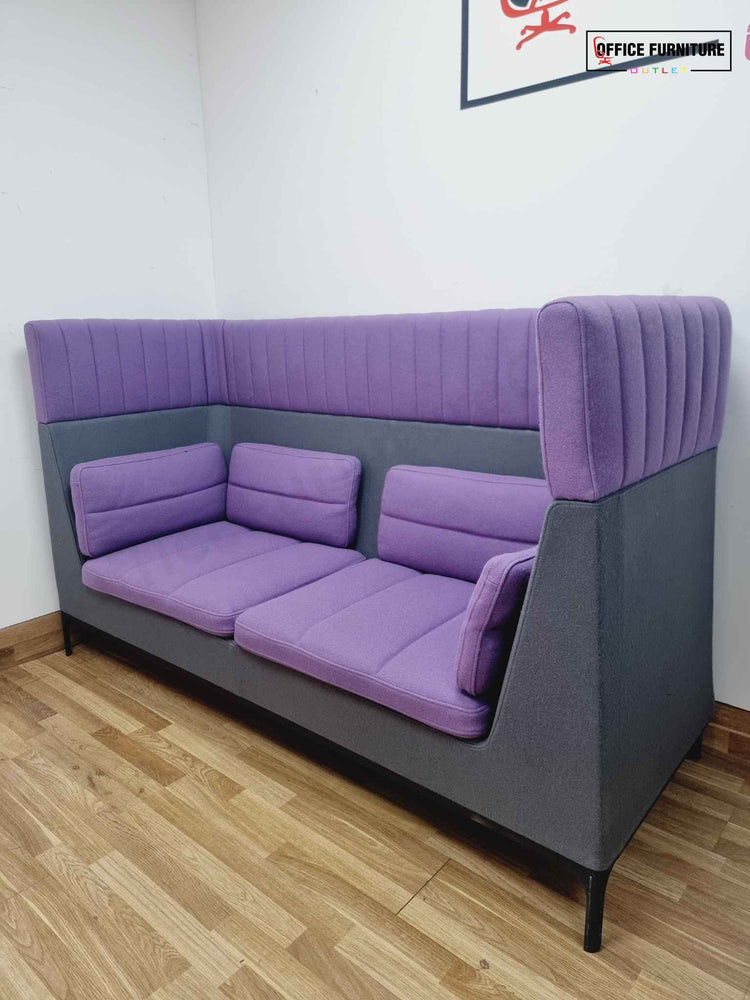 Allermuir Seating Booth Sofa - Purple
