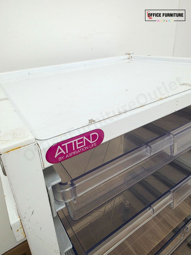 Attend Medical 4 Drawer Storage Trolley