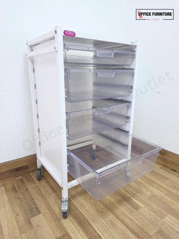 Attend Medical 4 Drawer Storage Trolley