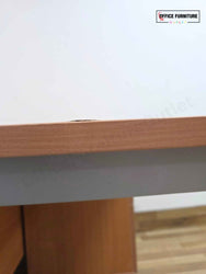Beech Straight Desk with Pedestal (120cm x 80cm) (Grade B)