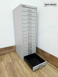 Bisley 15 Drawer Multi Drawer Filing Cabinet (ST20)