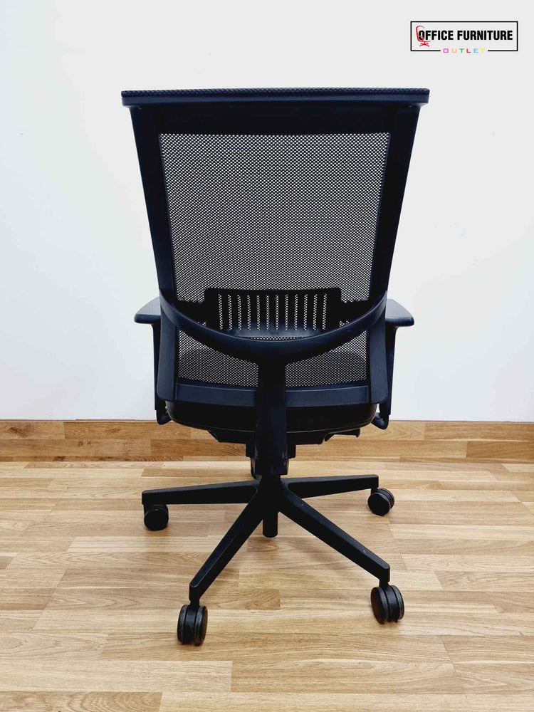 Black Narbutas Eva 2 Swivel Office Chair (SC62)