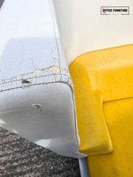 Boss Design High-Back Meeting Booth – Yellow & Cream