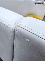 Boss Design High-Back Meeting Booth – Yellow & Cream