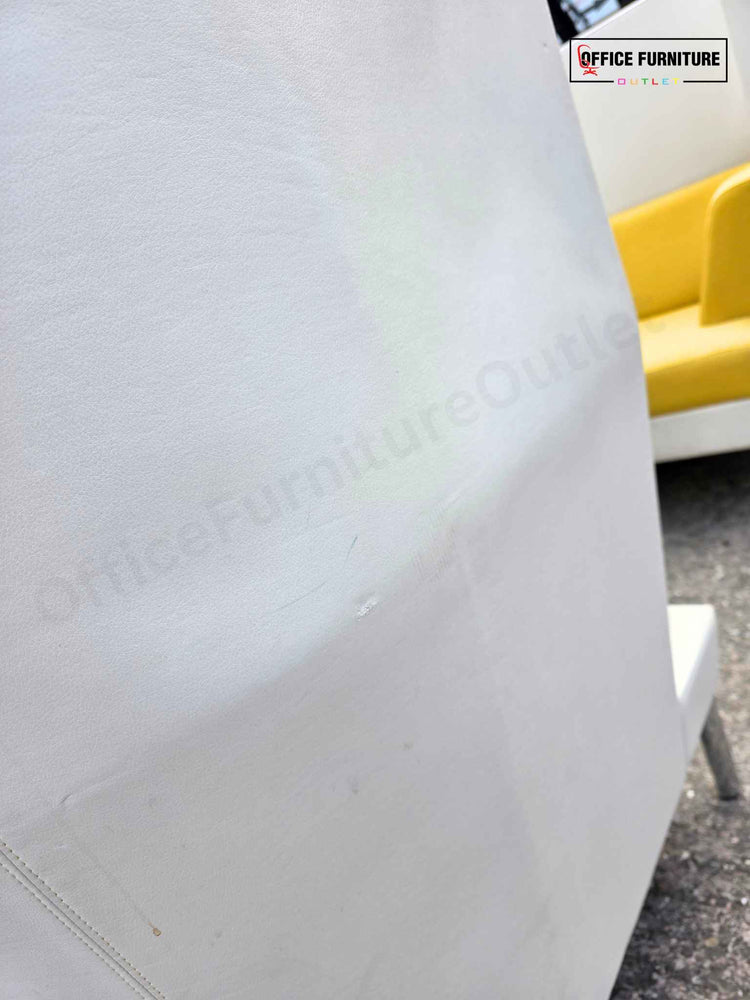 Boss Design High-Back Meeting Booth – Yellow & Cream