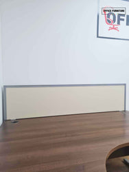 Cream Desk Partition Screen (160cm)