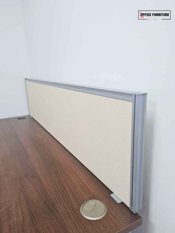 Cream Desk Partition Screen (160cm)