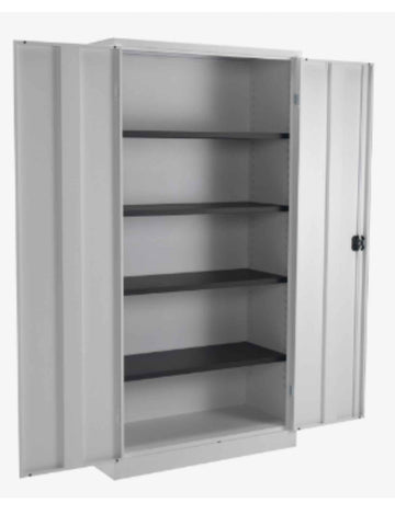 Talos Grey Double Door Cabinet (ST26)