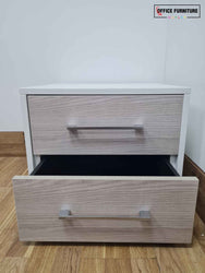 Mini Two-Drawer Storage Bedside Unit