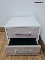 Mini Two-Drawer Storage Bedside Unit