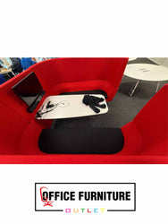 Orangebox Six Person Collaborative Booth - 3 Colours Available