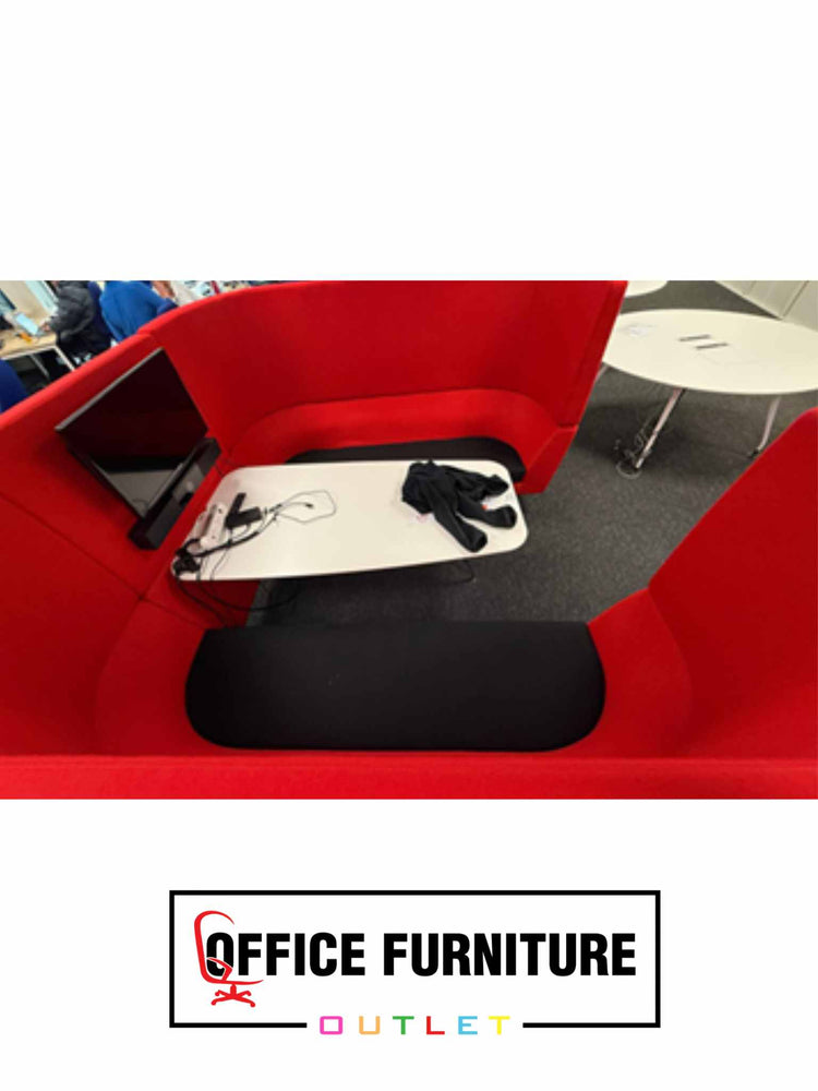 Orangebox Six Person Collaborative Booth - 3 Colours Available