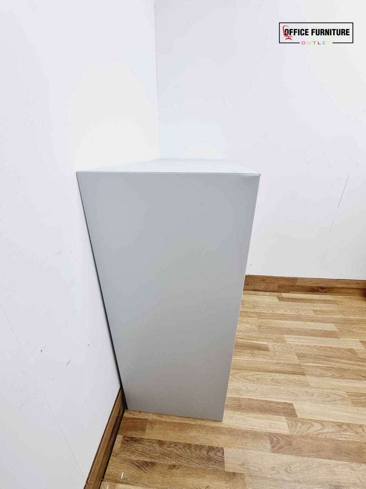 Brand New Double Door, Mid-Level Metal Cabinet - Grey
