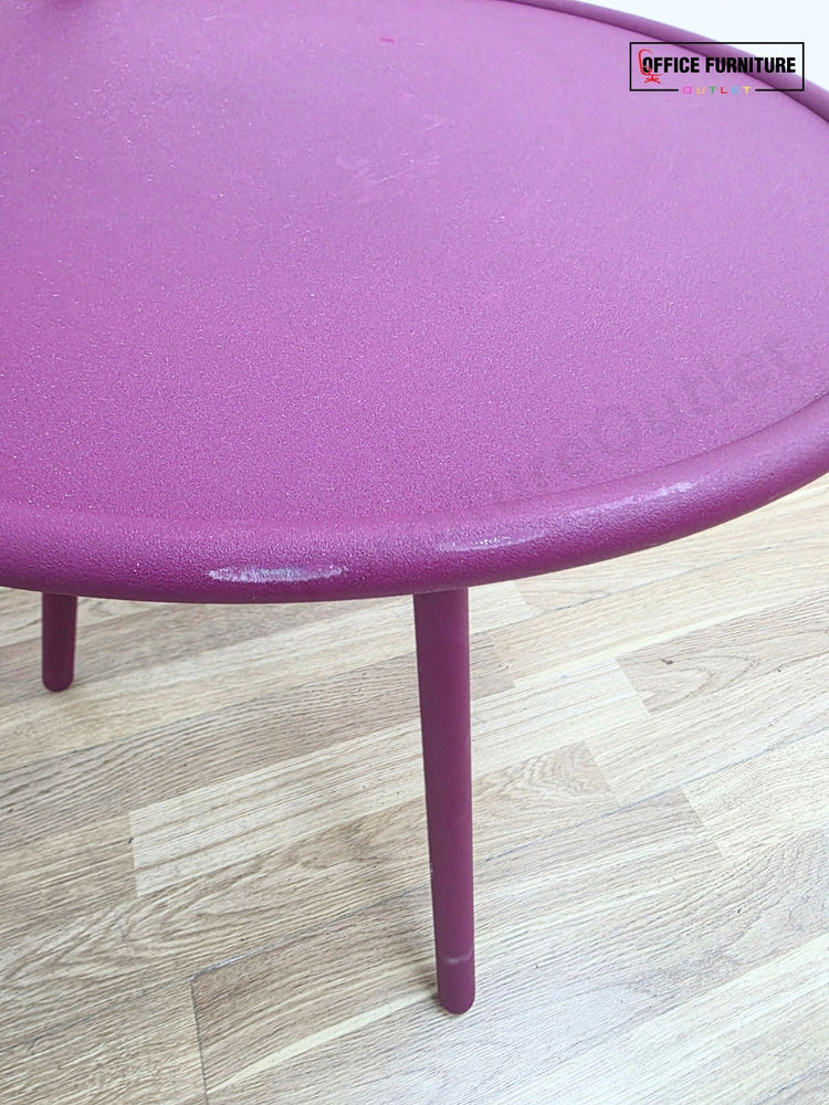 Frövi Peel Table – Burgundy (Grade B)