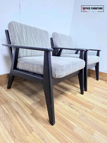 Frovi Scandi Single Seater Lounge Chairs – Set of 2