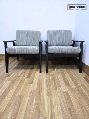 Frovi Scandi Single Seater Lounge Chairs – Set of 2