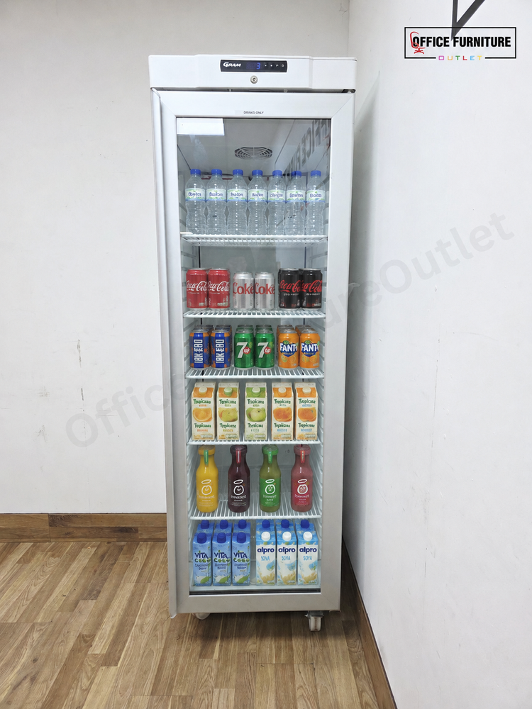 GRAM Glass Drinks Display Fridge - Upright Commercial Refrigerator (FR01)