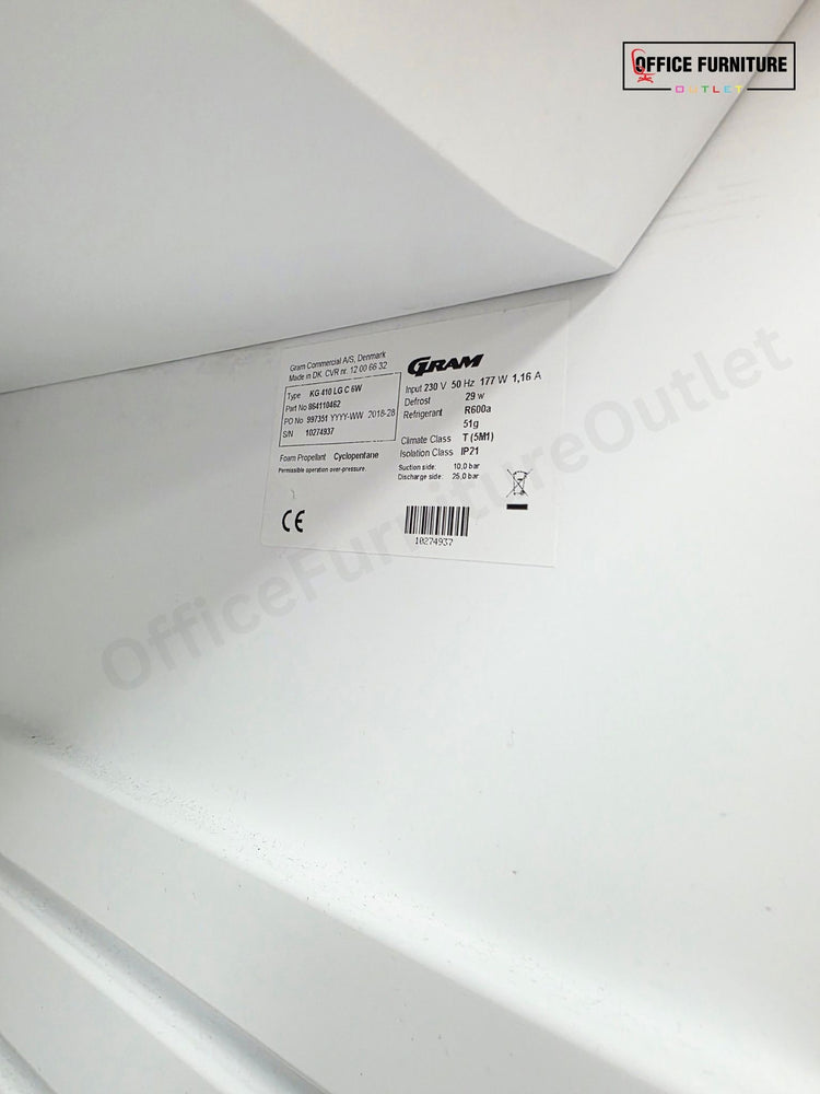 GRAM Glass Drinks Display Fridge - Upright Commercial Refrigerator (FR01)