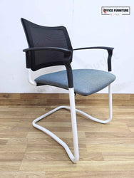 Oval Meeting Room Table with 4 Gresham SJX Chairs