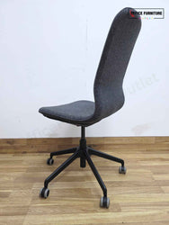 Grey Fabric Height Adjustable Office Chair (SC126)